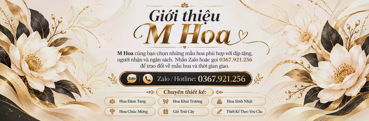 Ảnh bìa Shop hoa tươi Đông Hưng Thái Bình - Gói ghém những lời muốn gửi